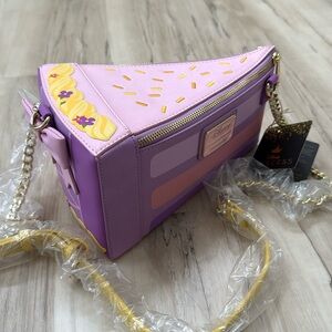 NWT Loungefly Disney Tangled Cake Crossbody